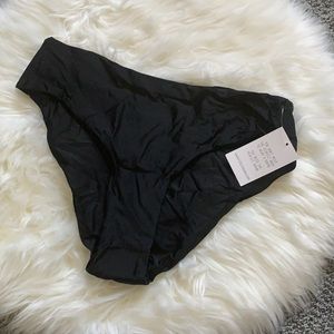 NWT Black high waisted bikini bottoms.